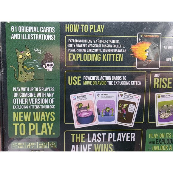 Zombie Kittens Card Game By Exploding Kittens - Picture 4 of 5